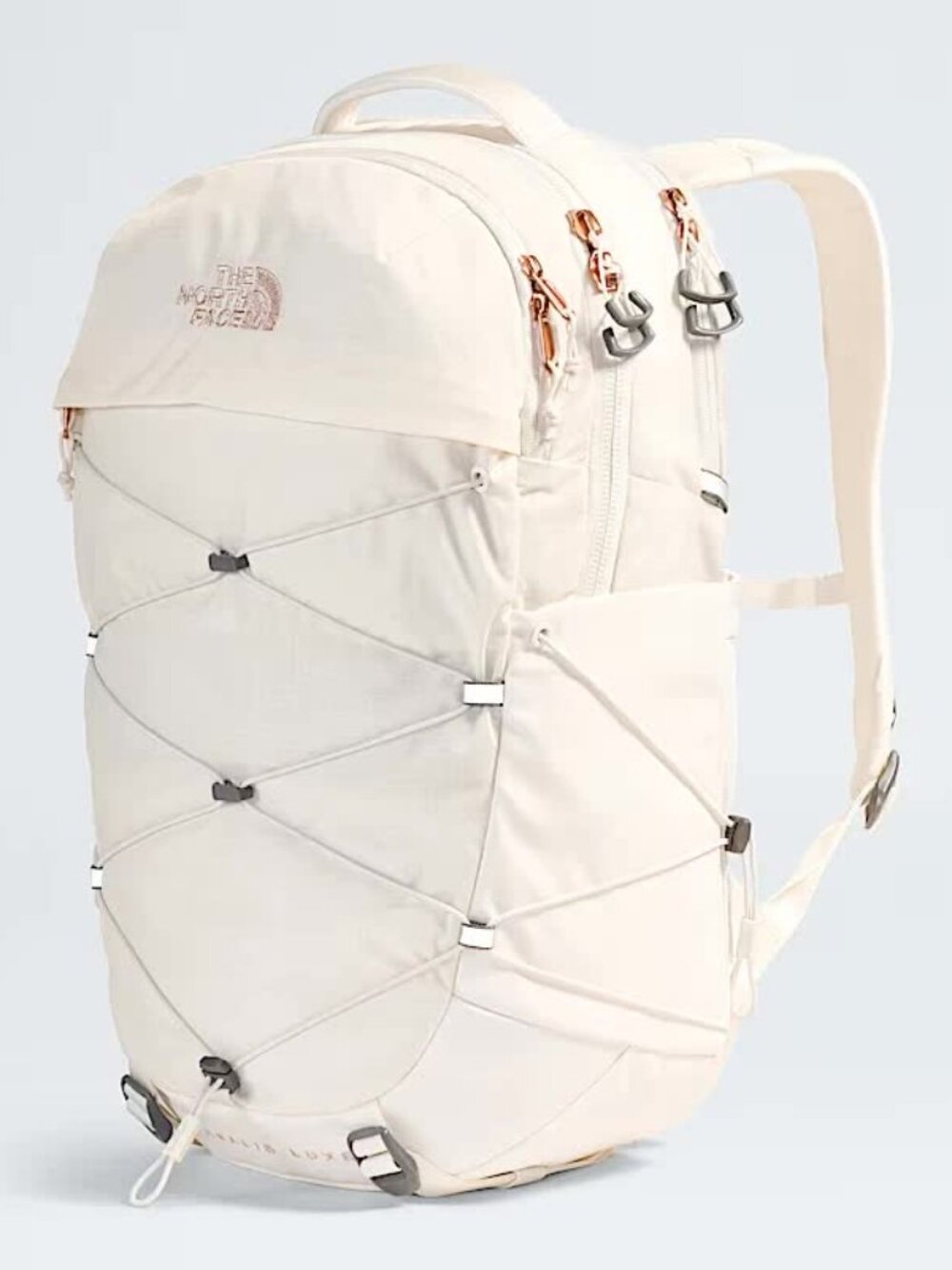 The North Face Borealis Luxe Laptop Backpack 27L Gardenia White Travel Bag New - Picture 6 of 8